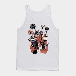 funny cool monsters Tank Top